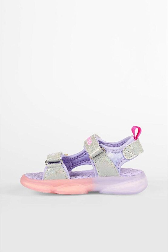 Can Ortopedik Işıklı Çocuk Sandalet FUŞYA