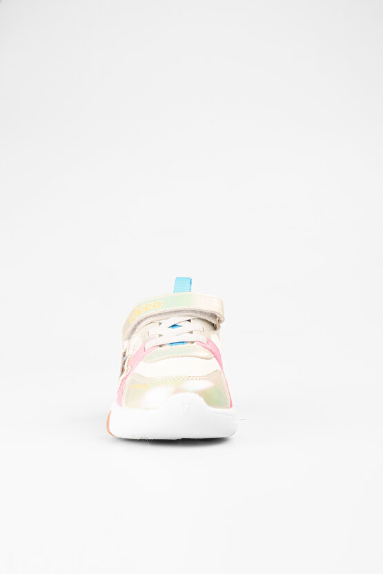 Queen Işıklı Kız Bebek Beyaz Spor Ayakkabı