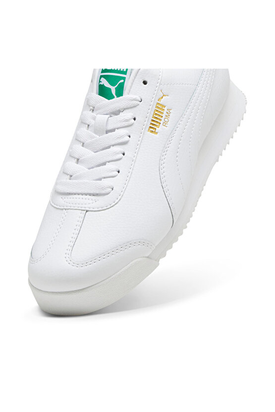 Erkek Sneaker Ayakkabı Roma 24 StandardPUMA White-Archive Green 39686803