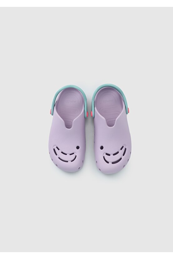 Lila Kız Çocuk Düz Sandalet