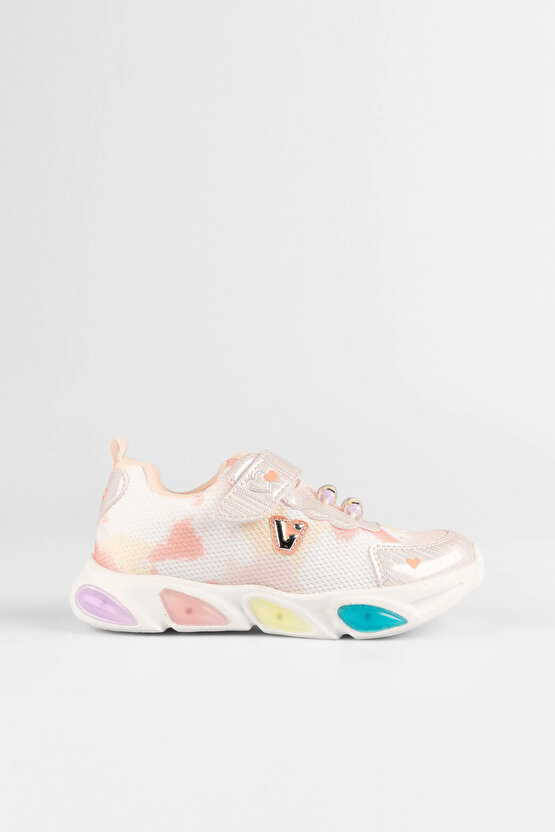 Gelato Işıklı Kız Bebek Pudra Spor Ayakkabı