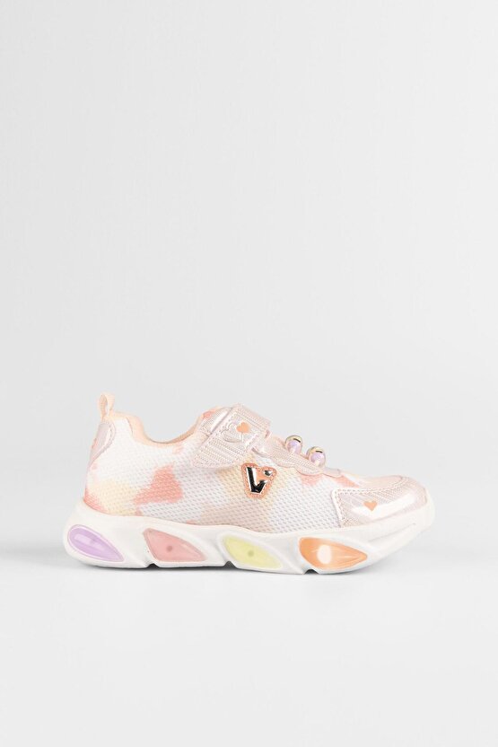 Gelato Işıklı Kız Bebek Pudra Spor Ayakkabı