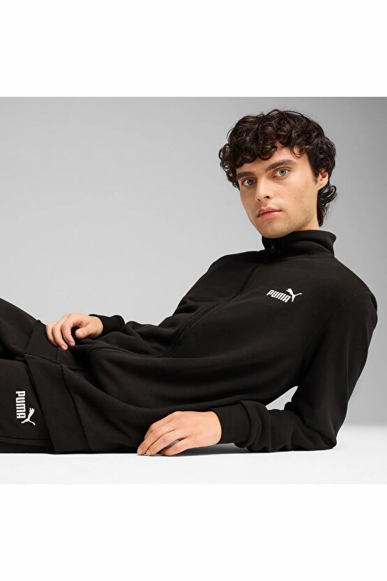 Ess Sweat Suit Siyah Erkek Eşofman Takımı 684848-01