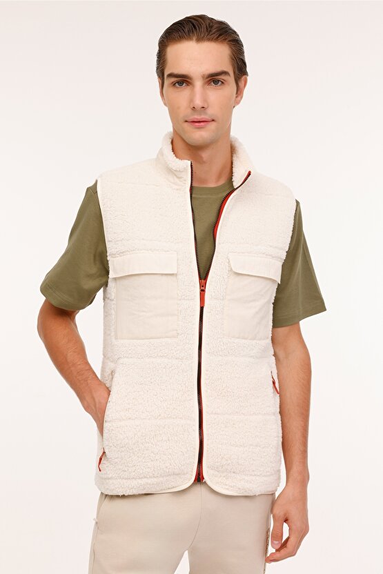 ML BEGGY 4AFW-29 4PR Ekru Erkek Yelek