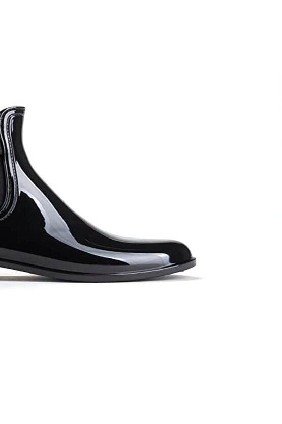 Siyah Kadın Yağmur Botu