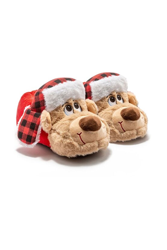 Goldi Erkek Hayvanlı Panduf Bej 4146