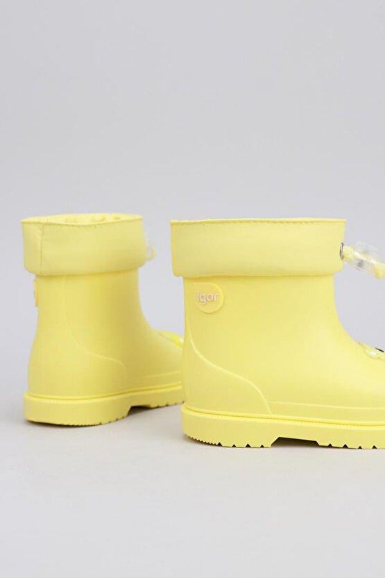 W10214 Bimbi Hipo Çocuk Sarı Yağmur Çizmesi