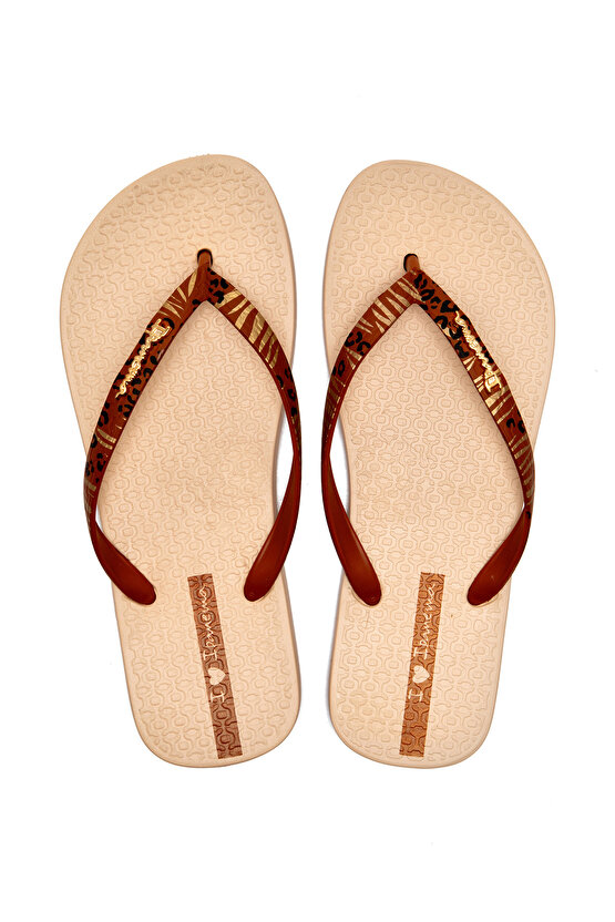 Duna Kadın Parmak Arası Terlik Bej 3542