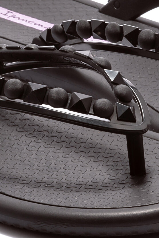 Meu Sol Ad Kadın Parmak Arası Terlik Siyah 3542