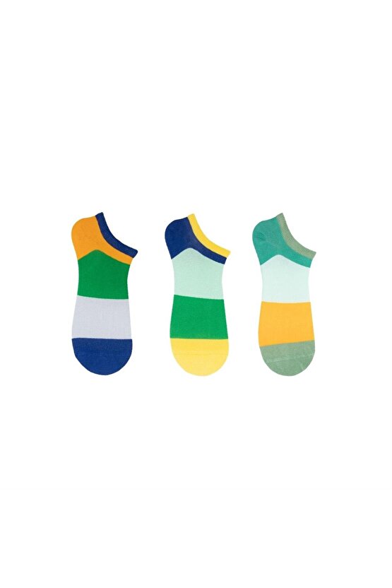 3 Çift Desenli Erkek Babet Çorap
