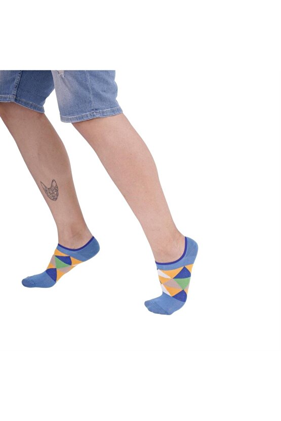 3 Çift Desenli Erkek Babet Çorap