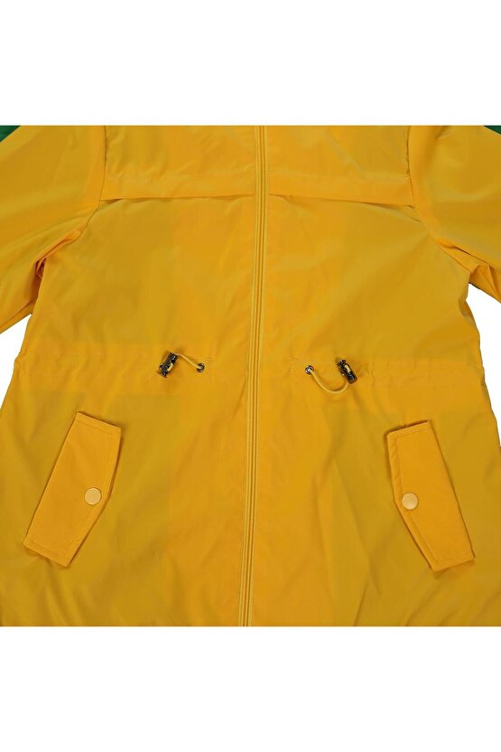 Su Geçirmez Sarı Çocuk Yağmurluk