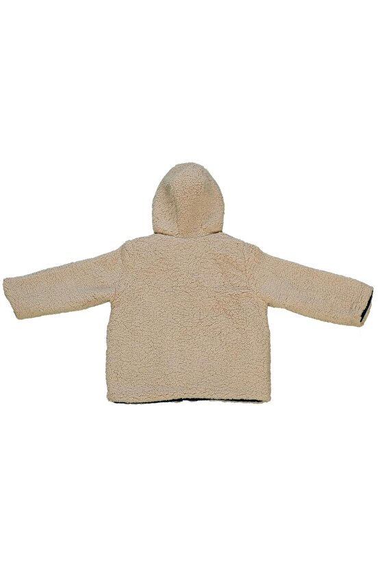 Çift Taraflı Welsoft Bej Çocuk Mont