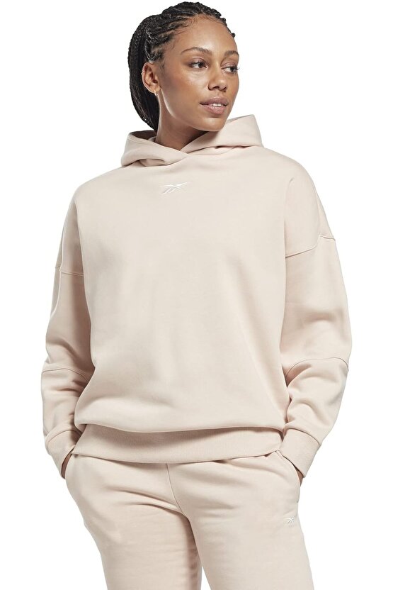 Hs4774 Lux Oversized Ekru Sweatshirt