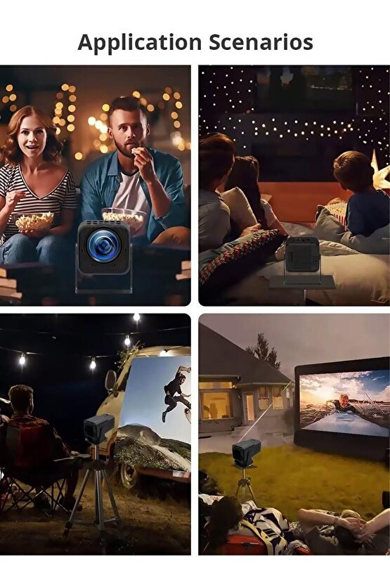 X12PLUS ANDROİD PROJEKTÖR + GAME PROJECTOR ULTRA HD 4K EV SİNEMA YANSITMA OYUN PROJEKSİYON CİHAZI