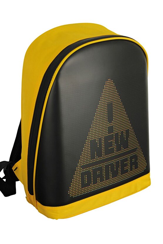 Led Ekranlı Motorsiklet Çantası Bluetooth APP Kontrollü Okul Sırt Çantası Gift Yazı Resim Pixell