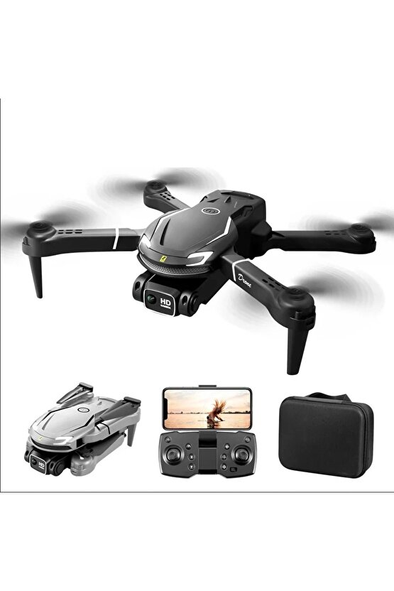 ÇİFT KAMERA VE BATARYALI DRONE UZAKTAN KUMANDA APP DESTEKLİ QUADCOPTER TEK TUŞ İNİŞ KALKIŞ