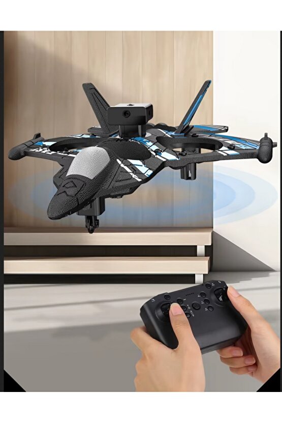 UZAKTAN KUMANDALI DRONE KUMANDALI KÖPÜK RC UÇAK GYRO STABİLİZE ENGEL KAÇINMA KAMERALI WİFİ APP PLANE
