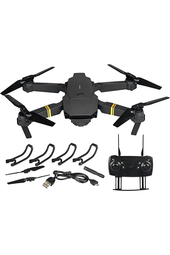 998 PRO DRONE UZAKTAN KUMANDALI KAMERALI QUADCOPTER KATLANABİLİR MİNİ IŞIKLI DRONE