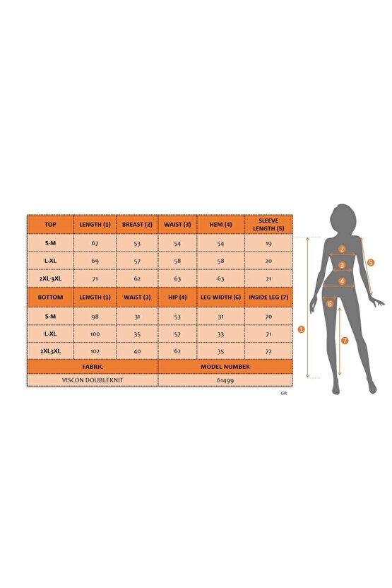 Kadın Kısa Kollu Bisiklet Yaka çift Renk şerit Detaylı Viskon Iki Iplik Bluz Ve Pantolon Ikili Takım