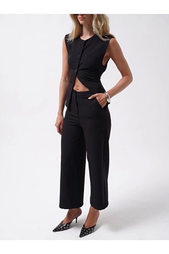 Bol Paça Midi Boy Pantolon