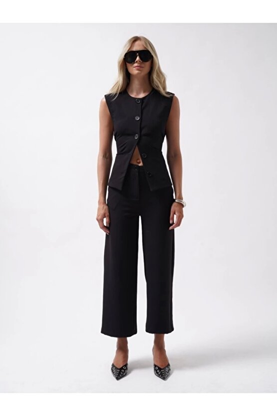 Bol Paça Midi Boy Pantolon