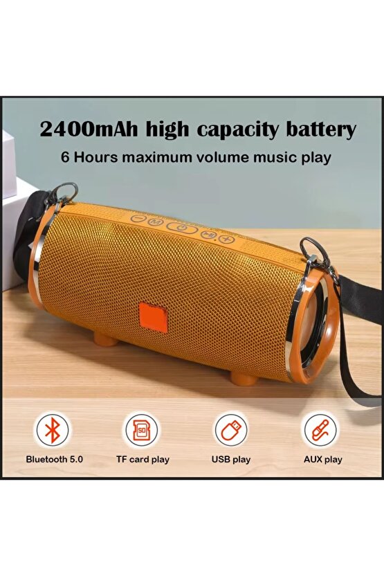 BLUETOOTH SPEAKER ŞARJLI KABLOSUZ HOPARLÖR PARTY BOX SES BOMBASI