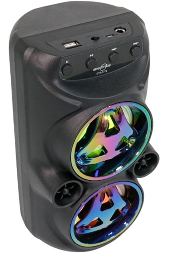 BLUETOOTH SPEAKER KABLOSUZ ŞARJLI HOPARLÖR LED IŞIKLI PARTY BOX MİKROFONLU SES BOMBASI