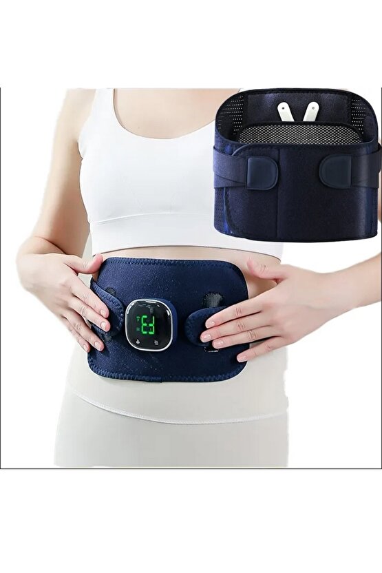 ŞARJLI ISITMALI BEL BOYUN KARIN BACAK MASAJ KEMERİ KAS ÇALIŞTIRICI MASAJ ALETİ