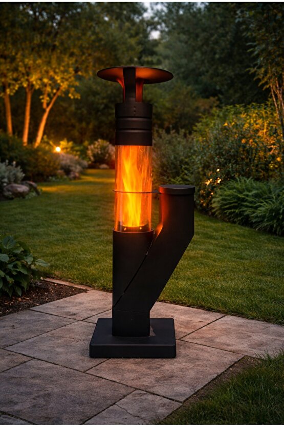 FÜZE TİPİ PELET SOBASI CAM SOBA ROKET SOBA BAHÇE CAM BALKON KIŞ BAHÇESİ CAFE RESTORAN KAMP TİPİ YENİ