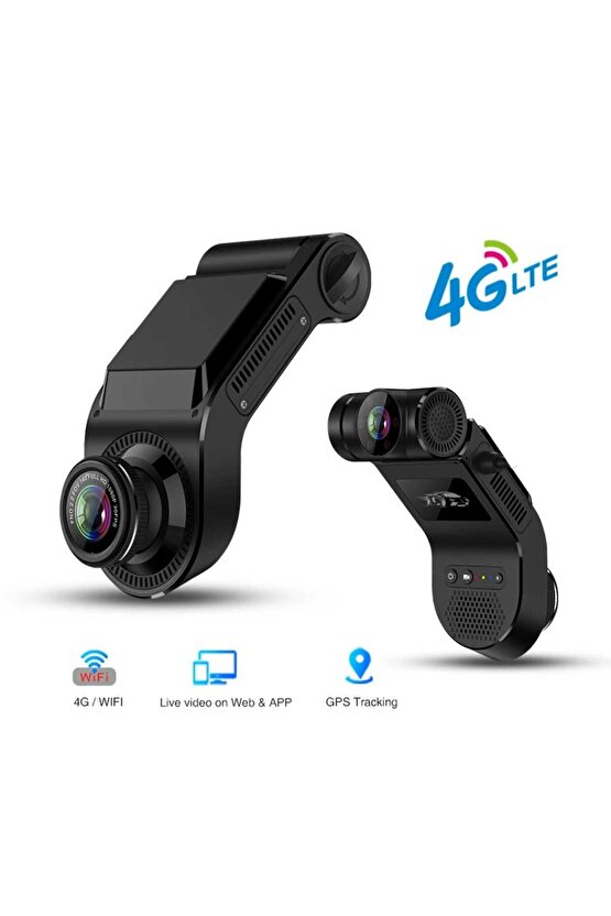 4G+WİFİ ARAÇ KAMERASI PANİK BUTONLU GPS Lİ SİM KARTLI ARAÇ İÇİ ÇİFT KAYIT KAMERA TAKSİ DOLMUŞ TIR