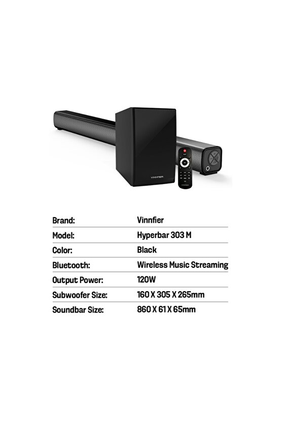 SOUND BAR BLUETOOTH LU SD KART USB AUX GİRİŞLİ FM RADYOLU SUBWOOFER HOPARLÖR