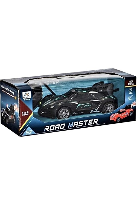 DUMAN ÇIKARAN UZAKTAN KUMANDALI ARABA IŞIKLI BUHAR ÇIKARAN YARIŞ ARABASI PİLLİ OYUNCAK ARABA