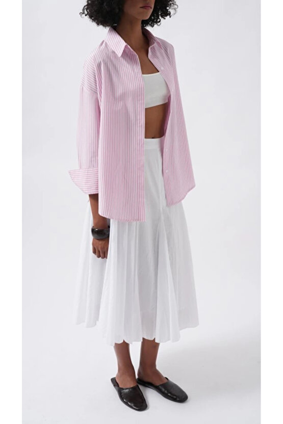 Çizgili Basic Gömlek