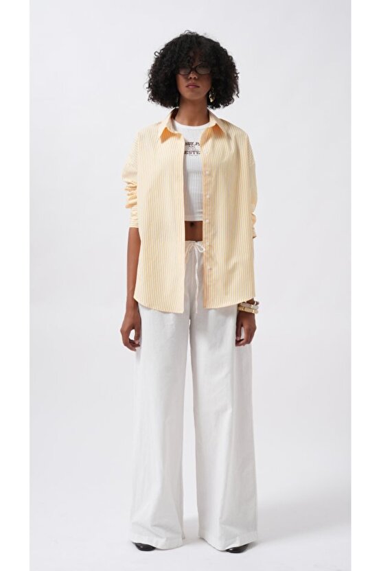 Çizgili Basic Gömlek