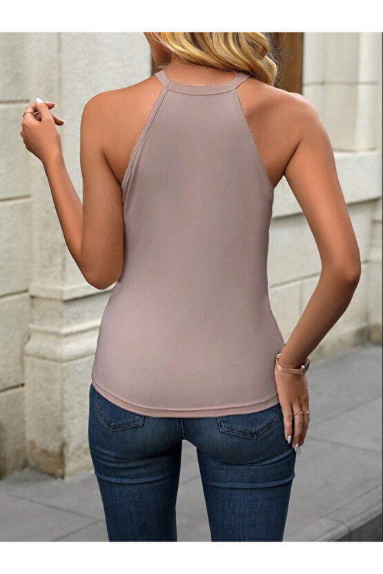 Kolsuz Çapraz V Yakalı Yanlardan Büzgülü Viskon Bluz