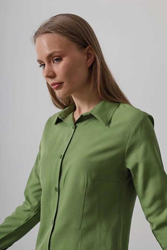 Basic Gömlek - Çağla Yeşili