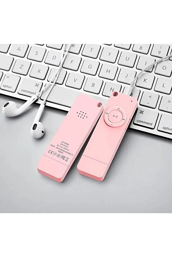 Bluetooth Lu Mp3 Player Dahili Hoparlör Kablolu Ve Kablosuz Kulaklık Ile Kullanabilme Mini Mp3 Çalar