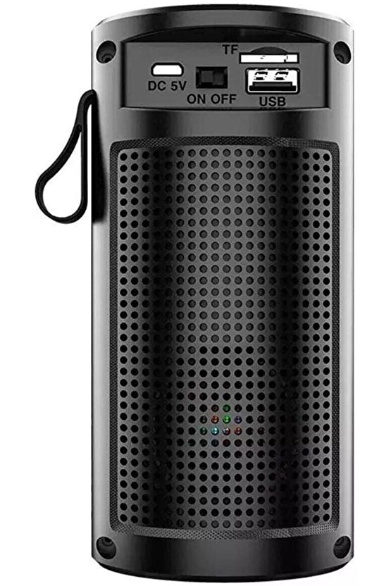 Bluetooth Speaker Kablosuz Hoparlör Led Işıklı Fm Radyolu Sd Kart Ve Usb Girişli 5w Şarjlı Hoparlör