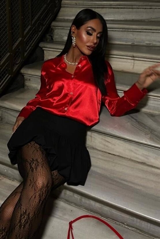 Premium Saten Gömlek 3438