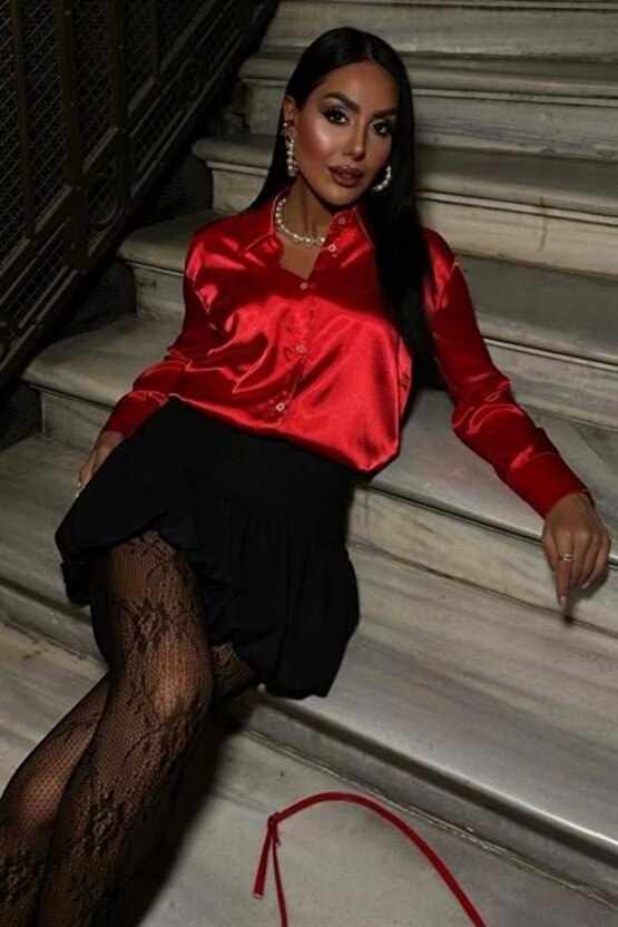 Premium Saten Gömlek 3438