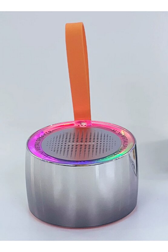Metal Mini Kablosuz Hoparlör Şarjlı 4w Mini Bluetooth Speaker Tws Özellikli Ses Bombası