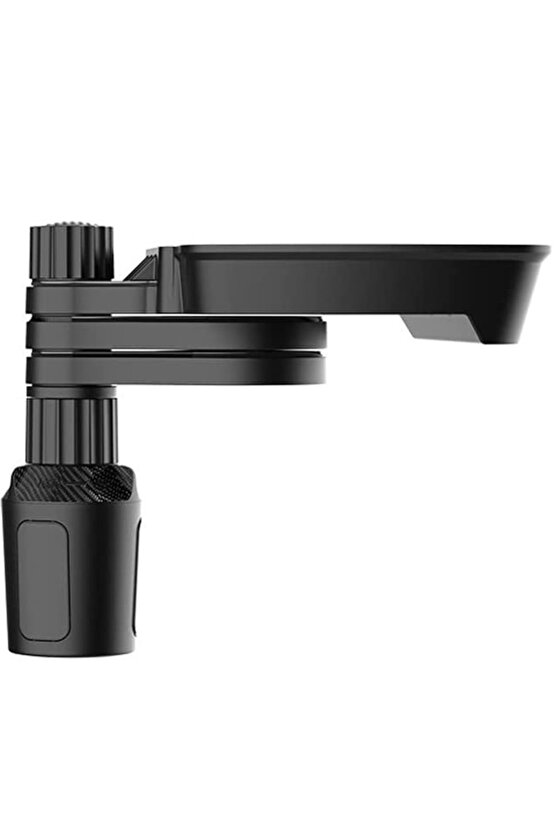 Çok Fonksiyonlu 360 ° Dönen Araba Telefon Tutucu Ve Bardak Tutucu Içecek Küçük Masa Yemek Rafı