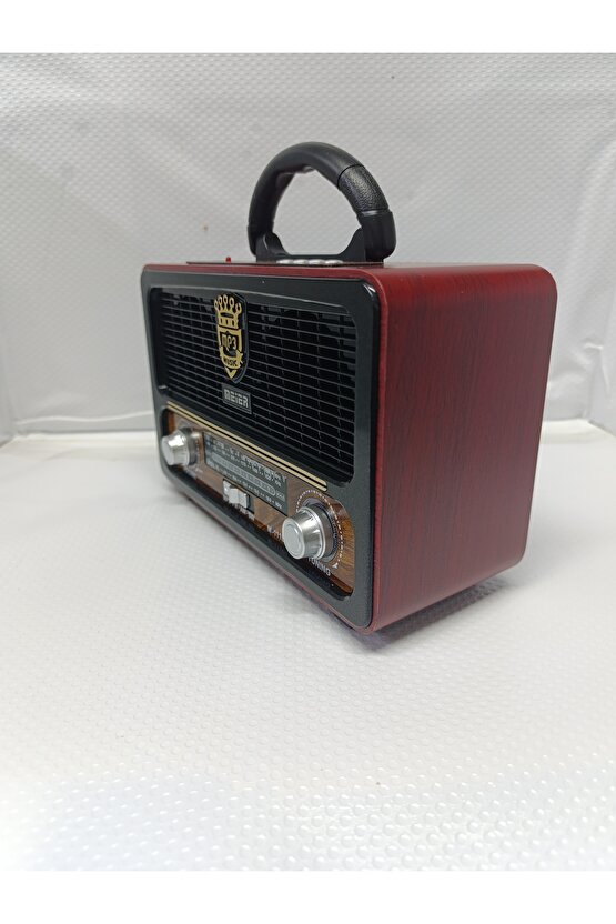 M-111bt Şarjlı Nostaljik Radyo Bluetooth-Kumanda Usbsdmp3