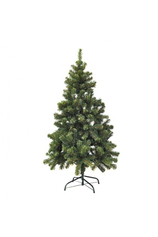 Yılbaşı Ağacı 120 Cm Çam Ağacı New Year Yeni Yıl 130 DAL METAL BORU GÖVDE KUTULU