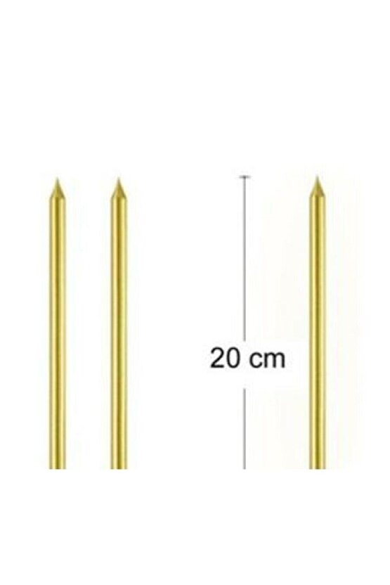 Uzun Gold Pasta Mumu 20 Cm 6lı Set