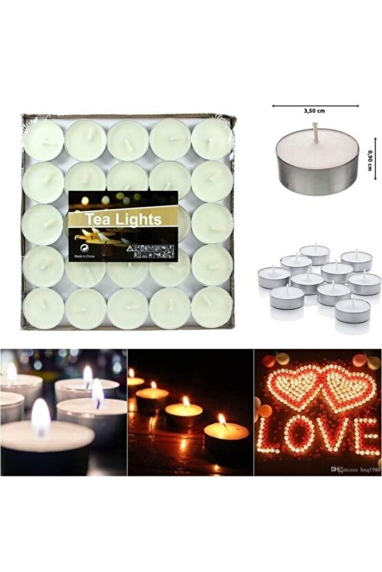 50 Li Tealight Mum Beyaz Tea Light 50 Adet – Mum & Kandil – Mum & Kandil – Mum & Kandil