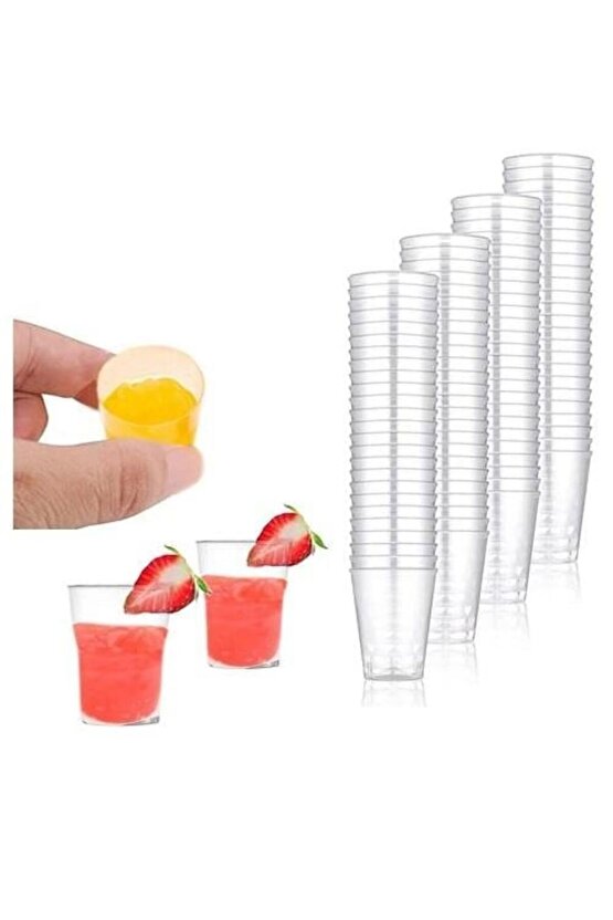 Plastik Shot Bardağı 20li