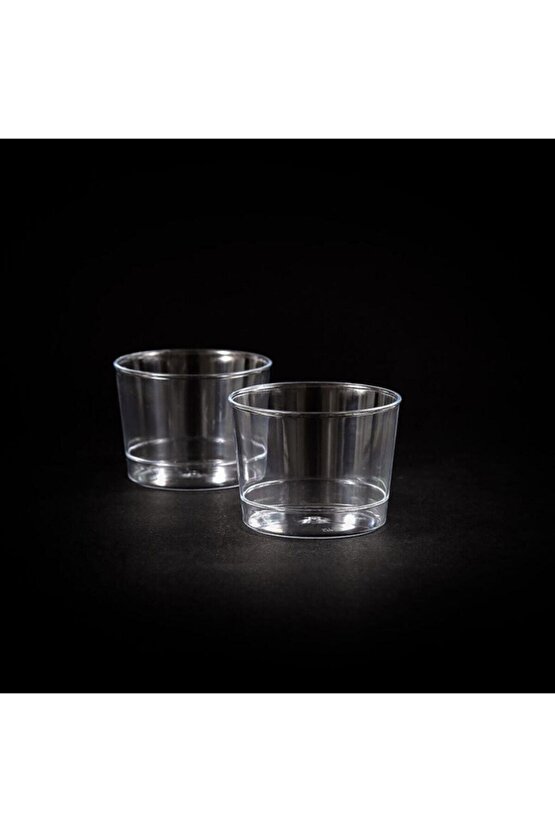 Sert Plastik Tatlı Kasesi Magnolya Kabı 180cc Kapaksız 30 Lu