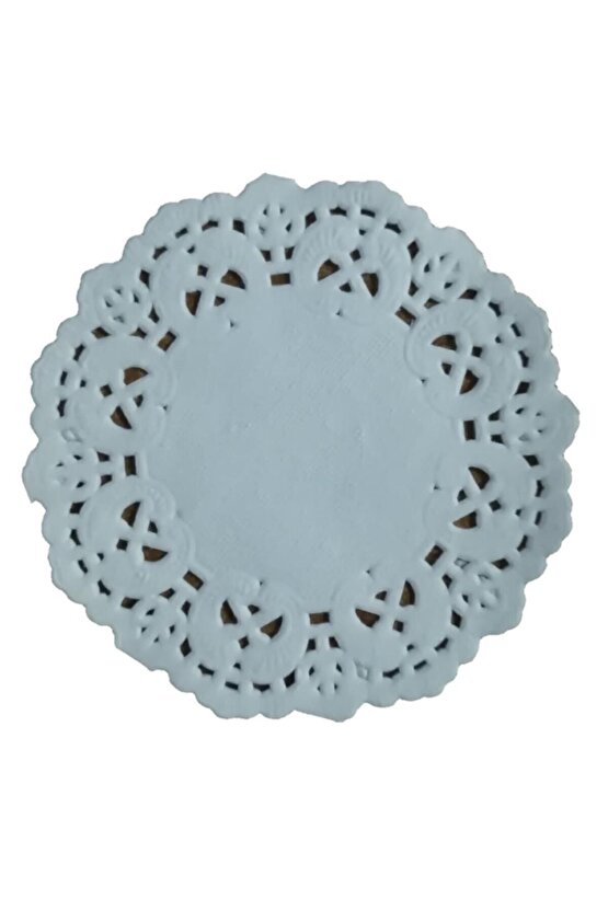 9 Cm Kağıt Dantel Çay Bardağı - Tabak - Bardak Altlığı Sunum Kağıdı ( Dole ) 100 Adet
